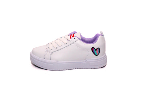 TENIS CASUAL PARA NIÑA ZIMA 7260 BLANCO/LILA