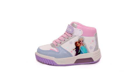 TENIS CON IMAGINACION FROZEN 3003 BLANCO/AZUL