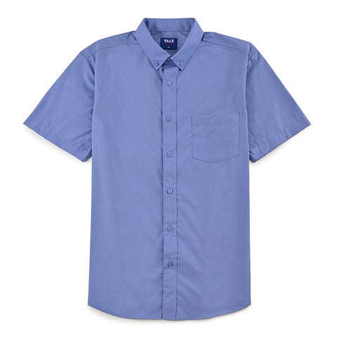 CAMISA CASUAL YALE MANGA CORTA LISA REGULAR FIT 2202