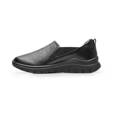 MOCASÍN CONFORT PARA DAMA FLEXI 130210 NEGRO