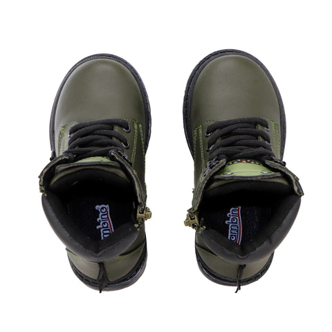 BOTA CASUAL PARA NIÑO BAMBINO BA6353 VERDE