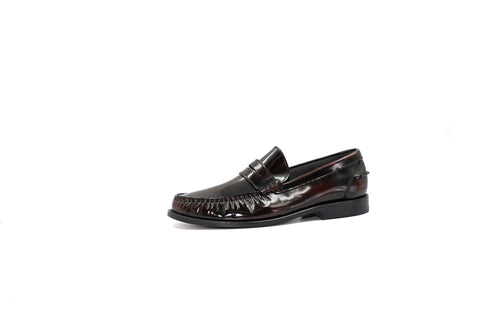 MOCASÍN FORMAL PARA HOMBRE CAMO 1212 VINO EN PIEL