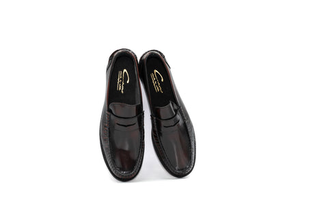 MOCASÍN FORMAL PARA HOMBRE CAMO 1212 VINO EN PIEL