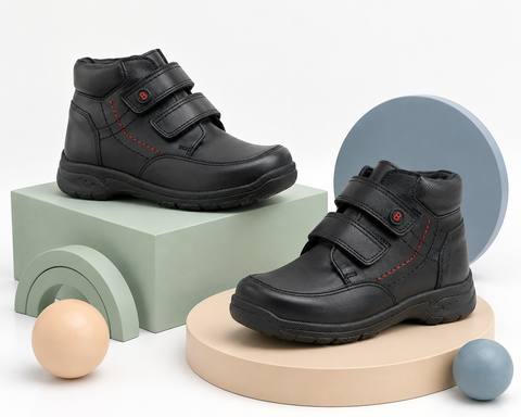BOTA ESCOLAR PARA NIÑO BAMBINO A4511 NEGRO