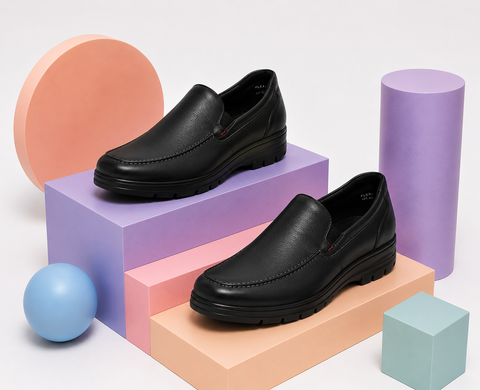 MOCASÍN CASUAL PARA MUJER FLEXI 104806 NEGRO