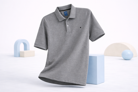 PLAYERA TIPO POLO YALE MANGA CORTA REGULAR FIT 6909