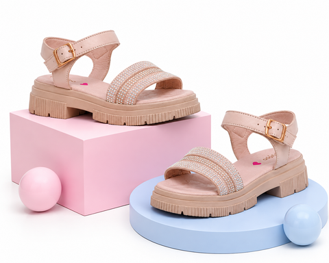 SANDALIA CASUAL PARA NIÑA BAMBINO BM920 NUTTY