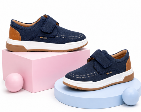 TENIS CASUAL PARA NIÑO BAMBINO BA3219 MARINO
