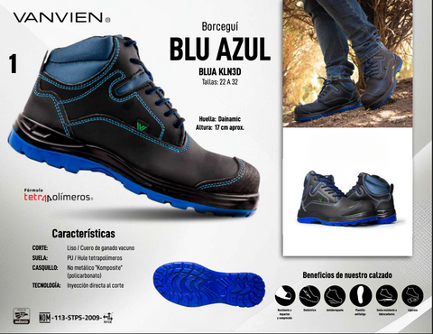 VAN VIEN BLUAKLN3D NEGRO/AZUL