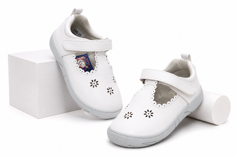 ZAPATILLA ESCOLAR PARA NIÑA ENSUEÑO 496-21 BLANCO