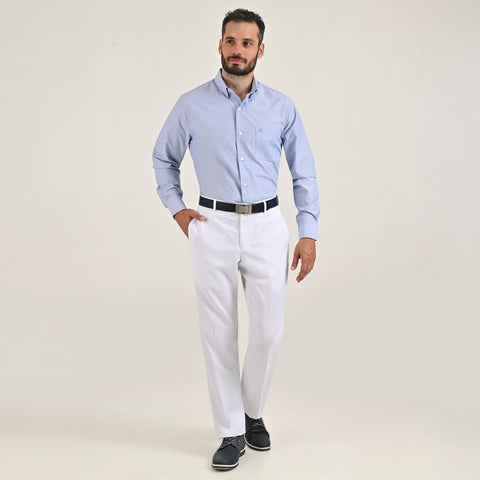 PANTALÓN DE VESTIR YALE REGULAR FIT SIN PINZAS 0342