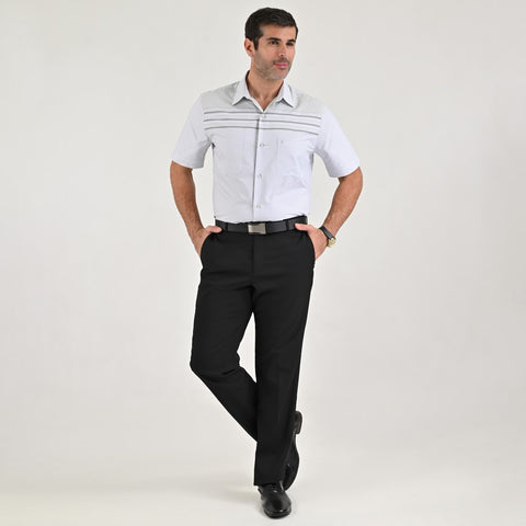 PANTALÓN DE VESTIR YALE REGULAR FIT SIN PINZAS 0342