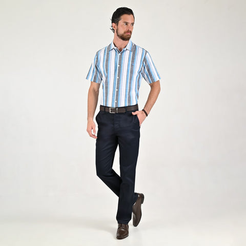 PANTALÓN CASUAL YALE SIN PINZAS MODERN SLIM FIT 0872