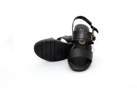 SANDALIA CASUAL PARA DAMA RELAX 127 NEGRO