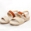 SANDALIA CASUAL PARA DAMA RELAX 127 HUESO/CAMEL