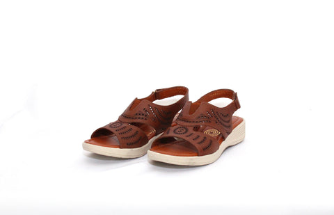 SANDALIA CASUAL PARA DAMA RELAX 111 MIEL