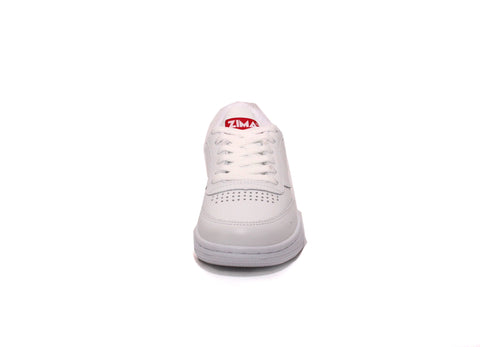 TENIS CASUAL UNISEX ZIMA 7393 PIEL BLANCO TOTAL