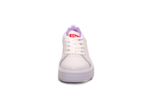 TENIS CASUAL PARA NIÑA ZIMA 7260 BLANCO/LILA