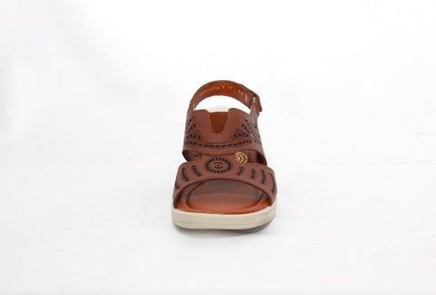 SANDALIA CASUAL PARA DAMA RELAX 111 MIEL