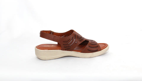 SANDALIA CASUAL PARA DAMA RELAX 111 MIEL