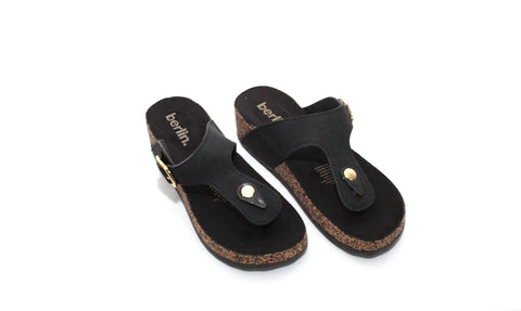 SANDALIA TIPO BIO PARA DAMA BERLIN 923001 NEGRO