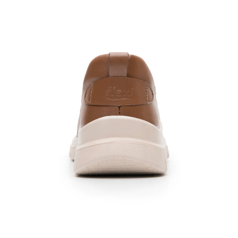 MOCASÍN CONFORT PARA DAMA FLEXI 130210 TAN