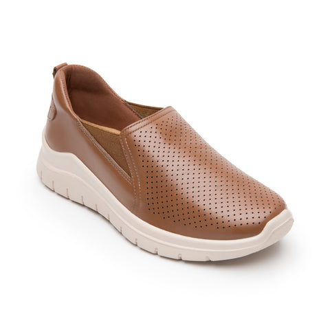 MOCASÍN CONFORT PARA DAMA FLEXI 130210 TAN