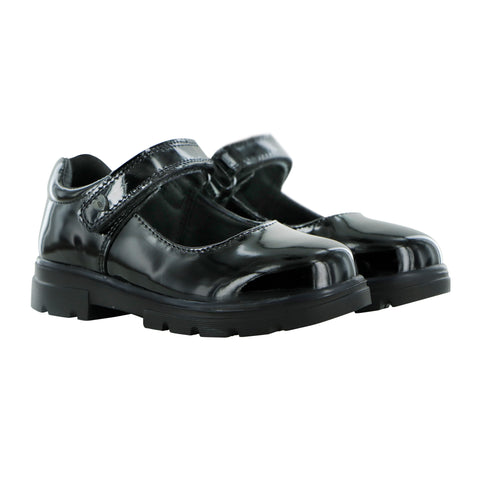 ZAPATO ESCOLAR PARA NIÑA BAMBINO A5615 CHAROL NEGRO
