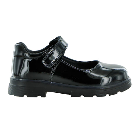 ZAPATO ESCOLAR PARA NIÑA BAMBINO A5615 CHAROL NEGRO