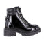 BOTA CASUAL PARA NIÑA BAMBINO BM2981 CHAROL NEGRO