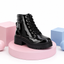 BOTA CASUAL PARA NIÑA BAMBINO BM2981 CHAROL NEGRO