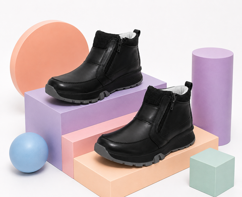BOTA CASUAL PARA NIÑO ROKINO 3464 NEGRO