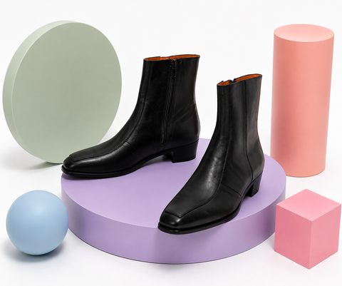 BOTA DE VESTIR PARA HOMBRE D MARCO 122 NEGRO