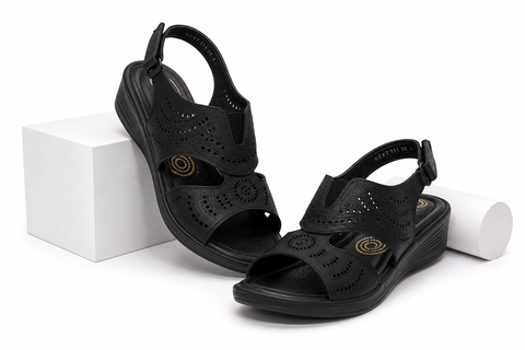 SANDALIA PARA MUJER RELAX 111 NEGRO