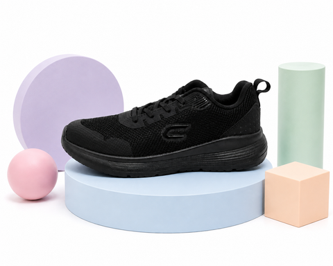 TENIS CASUAL PARA DAMA COURT 711 NEGRO/NEGRO