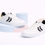 TENIS CASUAL  ZIMA 7360 BLANCO/NEGRO EN PIEL
