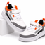 TENIS CASUAL PARA NIÑO ROKINO 2453 BLANCO/NARANJA