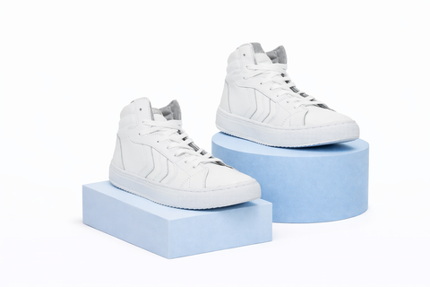 TENIS CASUAL TIPO BOTA ZIMA 7537 PIEL BLANCO TOTAL