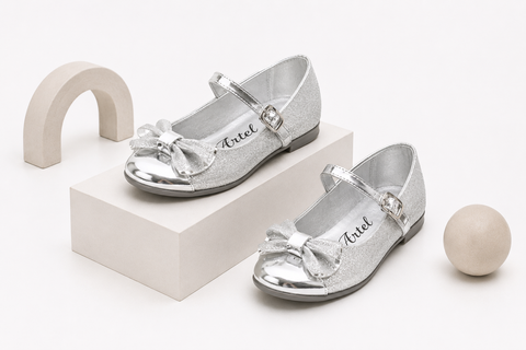 ZAPATILLA CASUAL PARA NIÑA ARTEL 5050 UNIVERSO PLATA