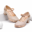 ZAPATO DE VESTIR PARA NIÑA ARTEL 9502 ESCAMAS CON ESPEJO ORO ROSA
