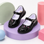ZAPATO ESCOLAR PARA NIÑA DOMINIQ 2293 CHAROL NEGRO